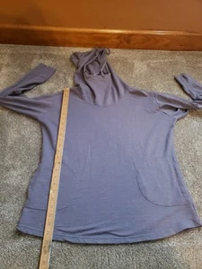 WOMAN'S SIZE:SMALL CABELA'S ATHLETIC HOODIE T-SHIRT W/POCKETS *GREAT COND*COMFY - Picture 1 of 8