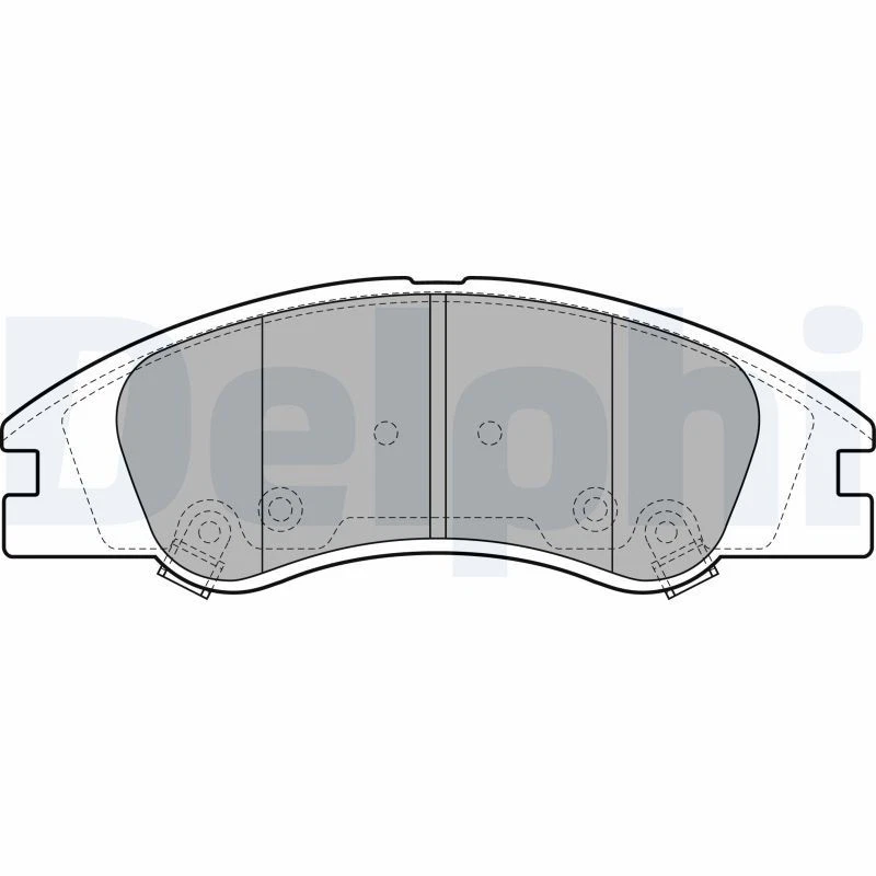 DELPHI FRONT BRAKE PADS SET FITS KIA CERATO | LP1932 - Image 1 of 1