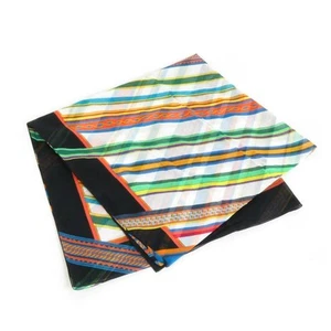 Hermes Shawl Scarf Cotton Multicolor Women'S Used E58193F - Picture 1 of 6