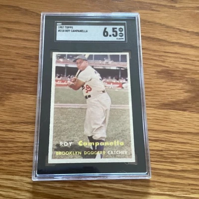 1957 Topps Set-Break #210 Roy Campanella SGC 6 EX NM Very Well Centered - Image 1 of 2