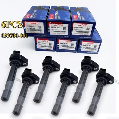 NEW DENSO Ignition Coils For 1999-2011 Honda Acura 3.0L 3.2 3.5 3.7L, 099700-061 Foto 1 de 4