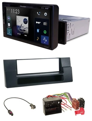 Pioneer DAB MP3 Bluetooth USB Autoradio für BMW X5 E53 5er E39 Quadlock Ablagefa - Bild 1 von 4