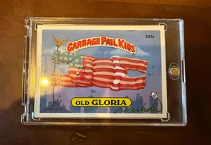 1986 GPK Garbage Pail Kids Old Gloria 241a James Warhola Signed Auto OS - Picture 1 of 1