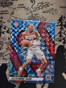 2025 Mosaic Alexander Sarr RC Blue Reactive #216 - Picture 1 of 2