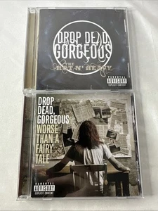 Drop Dead Gorgeous CD LOT Worse Than A Fairy Tale + Hot N Heavy - Picture 1 of 4