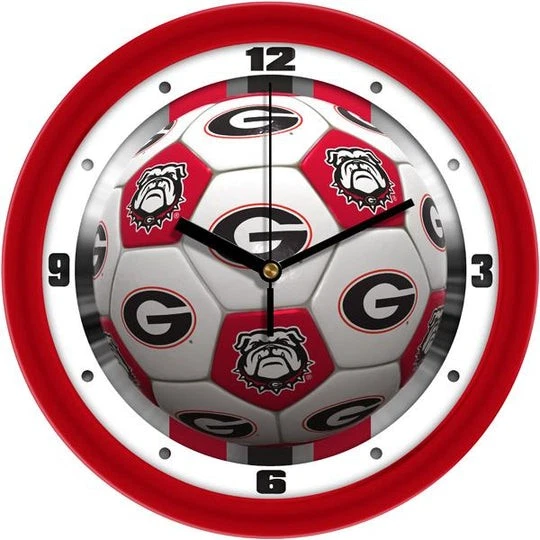 Reloj de Pared Georgia Bulldogs Fútbol 11.5" con Barrido Silencioso Foto 1 de 1