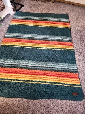 Pendleton Grand Canyon Throw Blanket Sherpa Fleece 70"x50" Comfort Fuzzy - Image 1 of 3