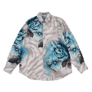 GIANNI VERSACE Shirt mit Farbverlauf und Blumenmuster Größe 54 (K-161034) - Bild 1 von 12