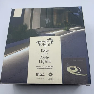 garden bright usb led strip lights waterproof solar Patio Outdoor 3m - Image 1 of 4
