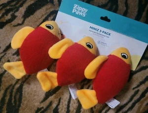 Zippy paws Dog Mini Fish 3 Pack Set new Ea. Xsmall - Picture 1 of 1