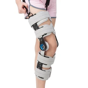 Gelenk ROM Kniebandage Post Op Knie Wegfahrsperre mit Seitenstabilisatoren verstellbar - Bild 1 von 4