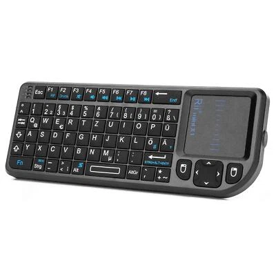 X1 Mini Tastatur Wireless Kabellos Tastatur mit Touchpad Mini Keyboard für Sm... - Bild 1 von 4