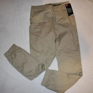 Under Armour Boys Jogger Khaki Pants Uniform Tan 1342215 290 NWT - Picture 1 of 2