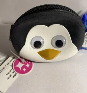 Claire’s Coin Zipper Purse Penguin. Fast Shipping Cute Girls Women Teen - Picture 1 of 3