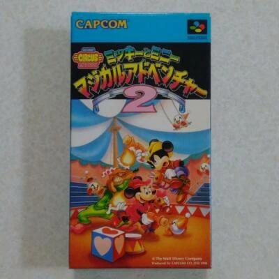 SFC SUPER FAMICOM MICKEY & MINNIE MAGICAL ADVENTURE 2 NEW JPN IMPORT - Image 1 of 4