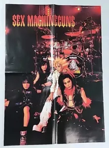 Póster doble de ametralladoras sexuales Japón Visual Kei JRock Shoxx - ENVÍO A EE. UU. - Imagen 1 de 1
