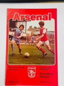 1978/79 ARSENAL V TOTTENHAM HOTSPUR 10-04-1979 DIVISION 1 - Picture 1 of 1