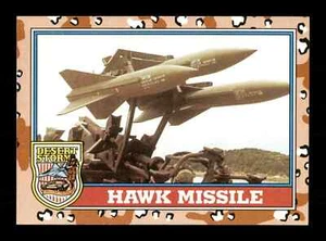 168 Hawk Missile Desert Storm Topps 1991 Trading Card - Picture 1 of 2