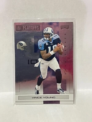 2007 Playoff NFL Playoffs Black Metalized #97 Vince Young (serial #d 02/49) - Image 1 of 2