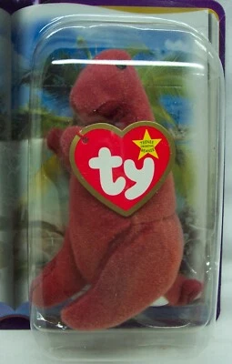 McDonald's TY Dinosaur Trio REX THE T-REX 4" Teenie Beanie Toy 2000 NUEVO Foto 1 de 4