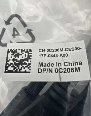 Dell 0C206M Cat5E RJ-45 To Serial DB-9 Female Switch Console Cable C206M - Image 1 of 3