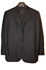 $3895 Ermenegildo Zegna Gray Charcoal Serge Wool Suit 38R 33W Italy
