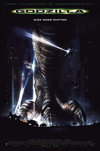 Godzilla (1998) movie poster reproduction - single-sided - rolled - Picture 1 of 1