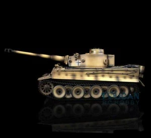 Henglong 7.0 1/16 Scale Yellow Plastic Ver German Tiger I RTR RC Tank 3818 Model - Picture 1 of 8