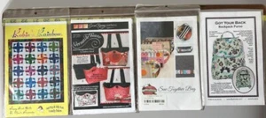 LOTE DE 4 Bolsas Patrones Mochila Coser Edredón G - Imagen 1 de 9