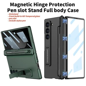 Magnetic Hinge Pen slot Stand Full body Case For Samsung Z Fold Special /SE/ W25 - Picture 1 of 27