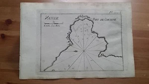1780 Roux Meucci: Mapa "Natolie Port de Chichime" (Turchia Turkey Turquia) - Picture 1 of 1