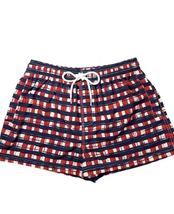 Southern Proper Small Plaid Swim Shorts - Picture 1 of 7