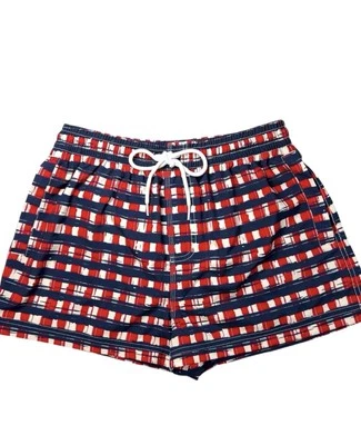 Southern Proper Small Plaid Swim Shorts - Image 1 of 4