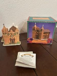 Mervyns California Mission SAN CARLOS BORROMEO Lighted Ceramic House** - Picture 1 of 7