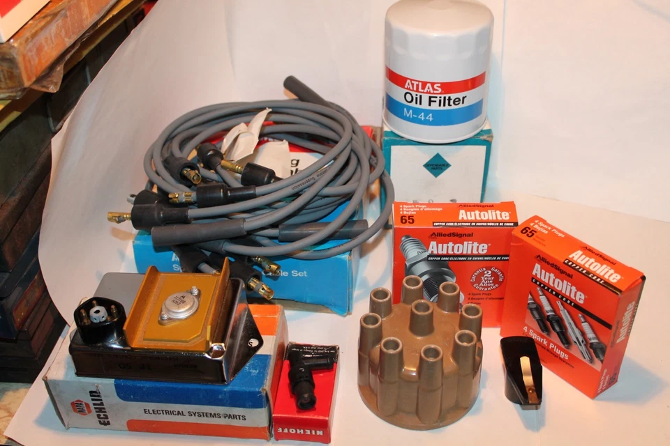 1984-1988 DODGE DIPLOMAT,PLYMOUTH GRAN FURY 5.2 V8 TUNE UP KIT,PLUGS,WIRES,ECM - Image 1 of 4