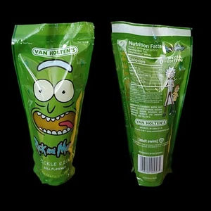 1x Pouch Van Holten's Rick And Morty Pickle Rick Dill Pickle In-A Pouch | 9oz - Picture 1 of 7