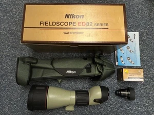 Nikon Fieldscope ED 82 Straight Spotting Scope and 30x Wide Eyepiece - Excellent - Picture 1 of 15