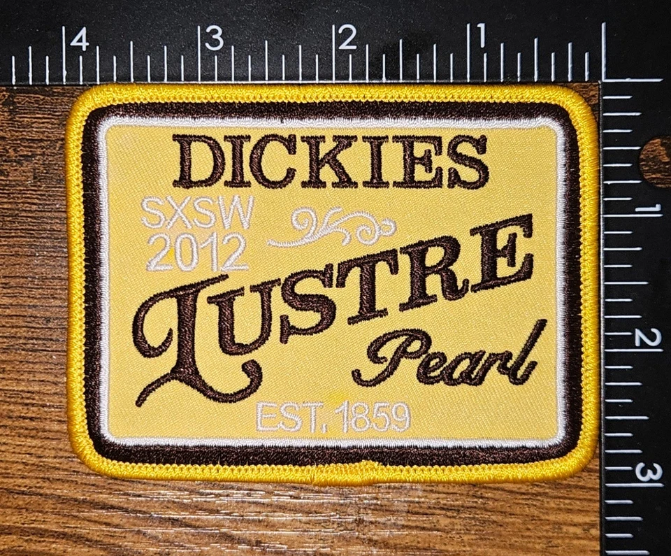 Dickies Lustre Pearl Est 1859 South x Southwest 2012 Clothing Hat Patch - Image 1 of 1