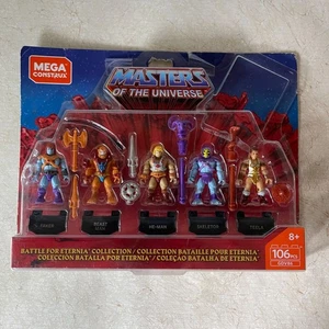 Mega Construx Masters Of The Universe Battle For Eternia Colección Figuras Set - Imagen 1 de 10