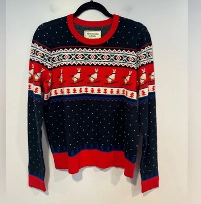 Suéter Abercrombie & Fitch Ski Bunny Novedad Isla Justa Talla Mediana Apres Ski Foto 1 de 3
