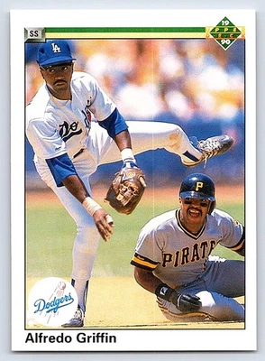 1990 Upper Deck - Alfredo Griffin #338-Dodgers - Image 1 of 2