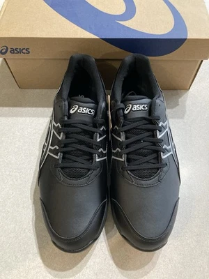 New ASICS GEL PRESHOT Black /Black #1111A210-001 Waterproof Spikeless Golf Shoes - Image 1 of 4
