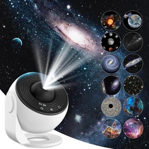 13 in 1 LED Galaxy Projector Moon Starry Night Light Star Planetarium Projector - Picture 1 of 17