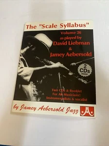JAMEY AEBERSOLD & DAVID AEBERSOLD Vol. 26, The Scale Syllabus Book 2 CD’s - Picture 1 of 6