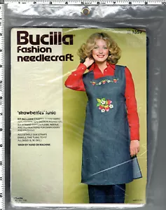 "Strawberries" Tunic © Bucilla Fashion Needlecraft Embroidery Kit # 3359 - Picture 1 of 4