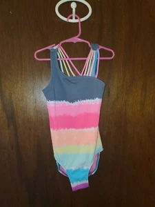 Justice Ombre Strappy Swimsuit Sz 7 - Picture 1 of 2