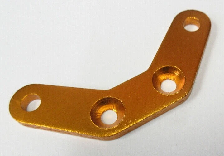 65010 Rovan Aluminium Front Upper Suspension Arm Pin Brace orange colour - Image 1 of 1
