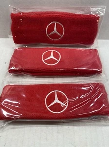 VINTAGE Mercedes-Benz  RETRO Headband Sweatband NEW OLD STOCK lot of 3 - Picture 1 of 3