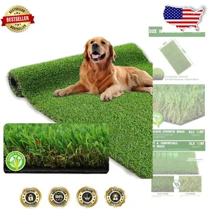 Multi-Purpose Outdoor Turf Rug 7ft x 13ft - Thick, Realistic & Fade-Resistant - Picture 1 of 11