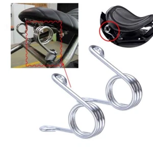 2x 3" Chrome Scissor Type Solo Seat Springs for Harley for Chopper for Bobber AK - Picture 1 of 7